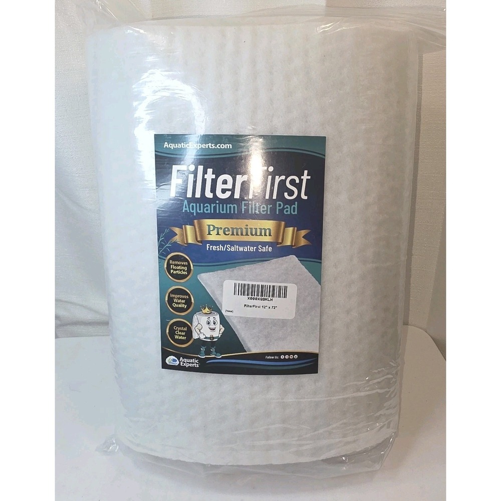 Aquarium Filter Floss‎ FilterFirst Pad Clear Water 12"x72"